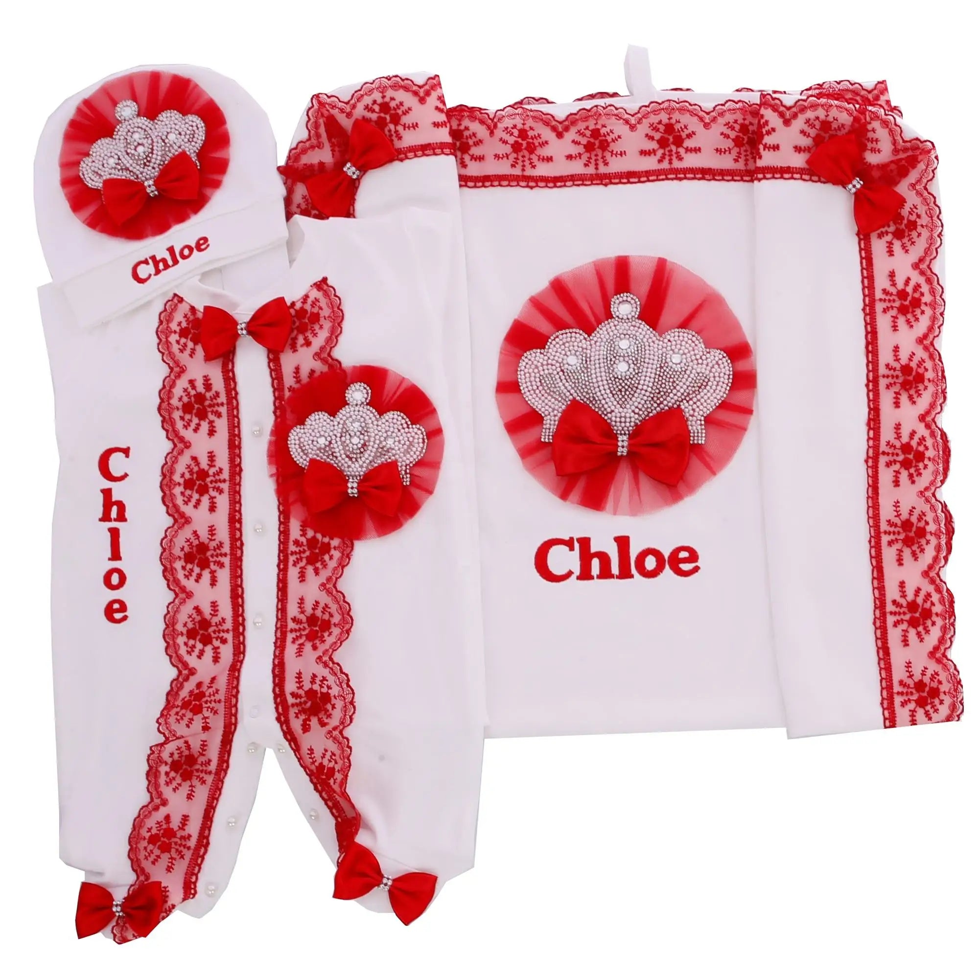 Conjunto de regalo con biberón y atuendo de salida del hospital Royal Baby