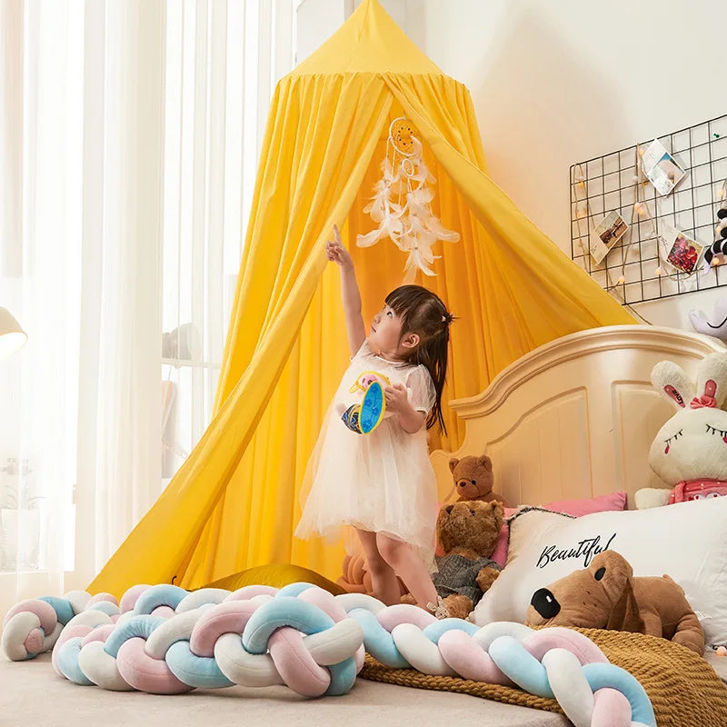 Mosquitera con dosel para cama infantil