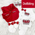Royal Velvet Baby Outfit Set – Luxury Welcome Home