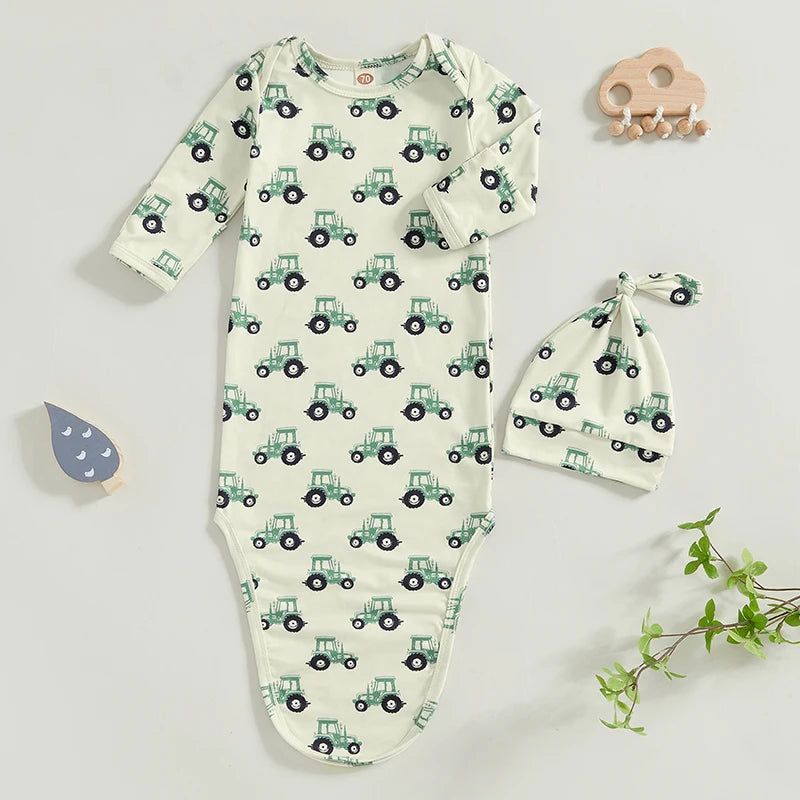 Conjunto de manta y gorro a juego para recién nacidos