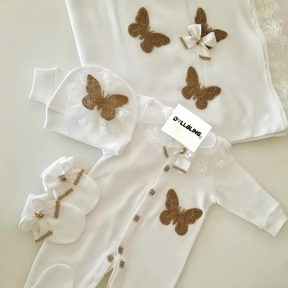 Conjunto de regalo con biberón y atuendo de salida del hospital Royal Baby