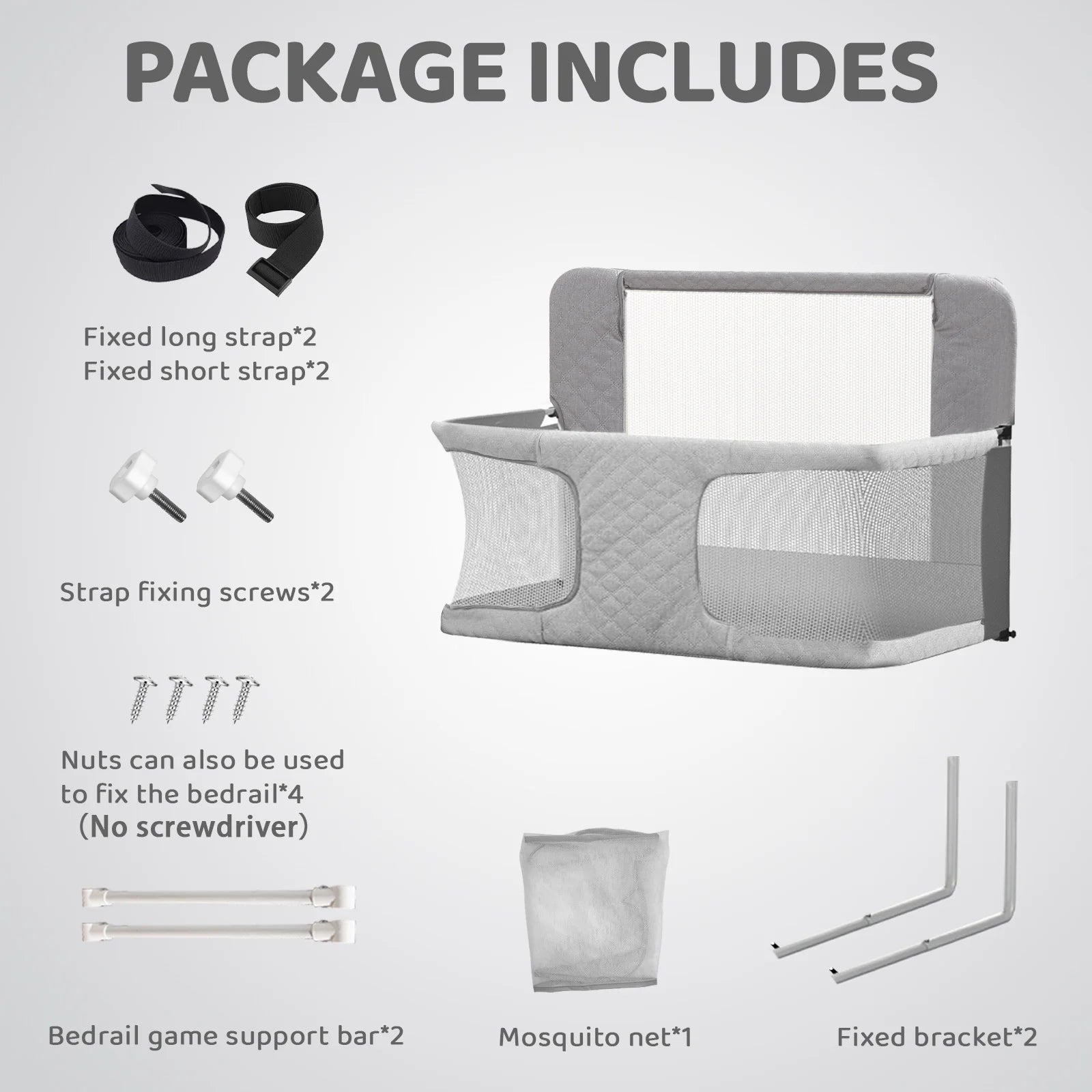 Cuna plegable portátil 3 en 1 con malla transpirable