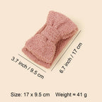 Winter Baby Headband Newborn Baby Girl Hair Accessories Children's Headwear Big Bow Double Layer Kids Hair Band