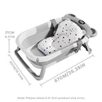Portable Baby Tub, Cushion & Thermometer