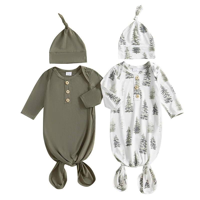 Manta de manga larga para recién nacidos