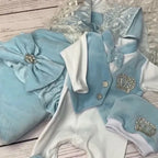 Royal Velvet Baby Outfit Set – Luxury Welcome Home