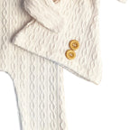 Newborn Boy Photo Props Knitting Clothes Baby Boy Jumpsuit Knot Hat Set  Infants Photo Shooting Bodysuit Beanies