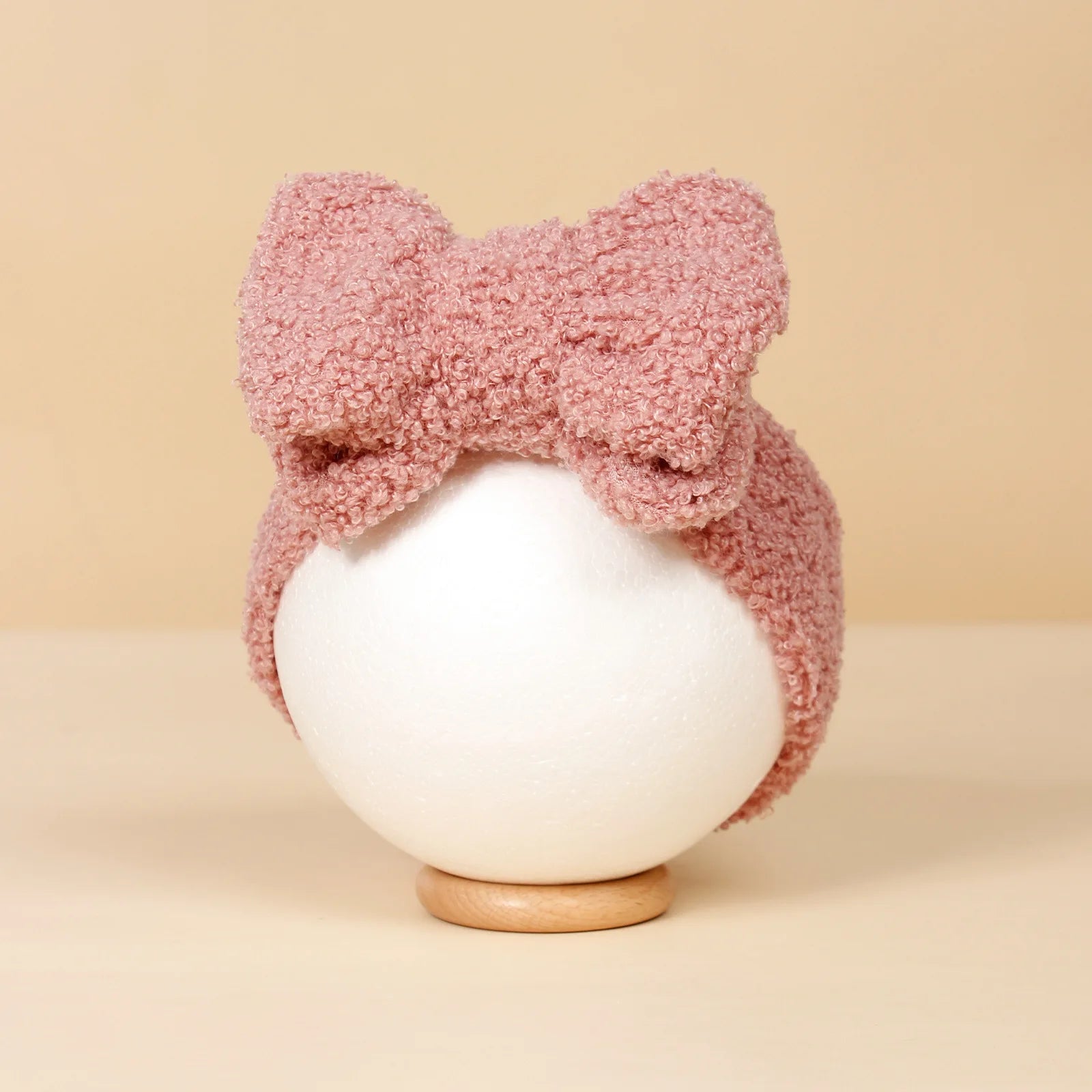 Winter Baby Headband Newborn Baby Girl Hair Accessories Children's Headwear Big Bow Double Layer Kids Hair Band