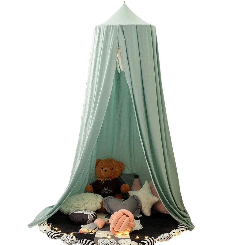 Mosquitera con dosel para cama infantil