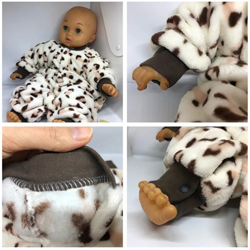 Mono de franela para bebés, niños y niñas