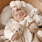 Winter Baby Headband Newborn Baby Girl Hair Accessories Children's Headwear Big Bow Double Layer Kids Hair Band