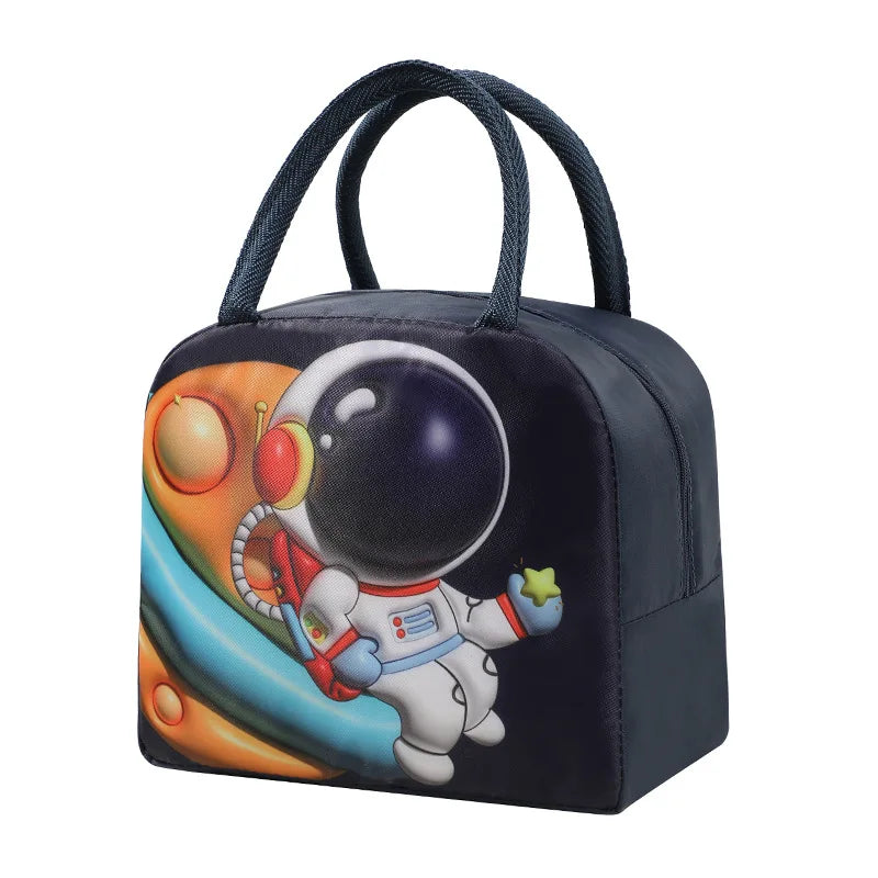 3D Cartoon Lunch Bag Insulated Thermal Food Portable Lunch Box Functional Food Picnic Lunch Bags for Women Kids