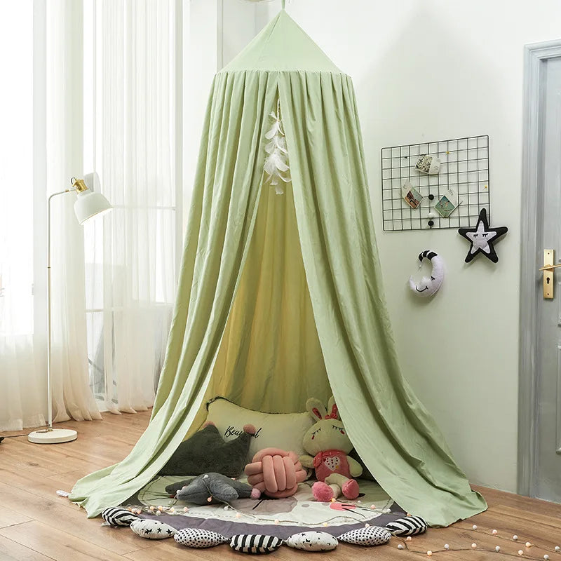 Mosquitera con dosel para cama infantil