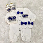 Bling Baby Outfit 4pcs – Romper, Mittens, Bonnet