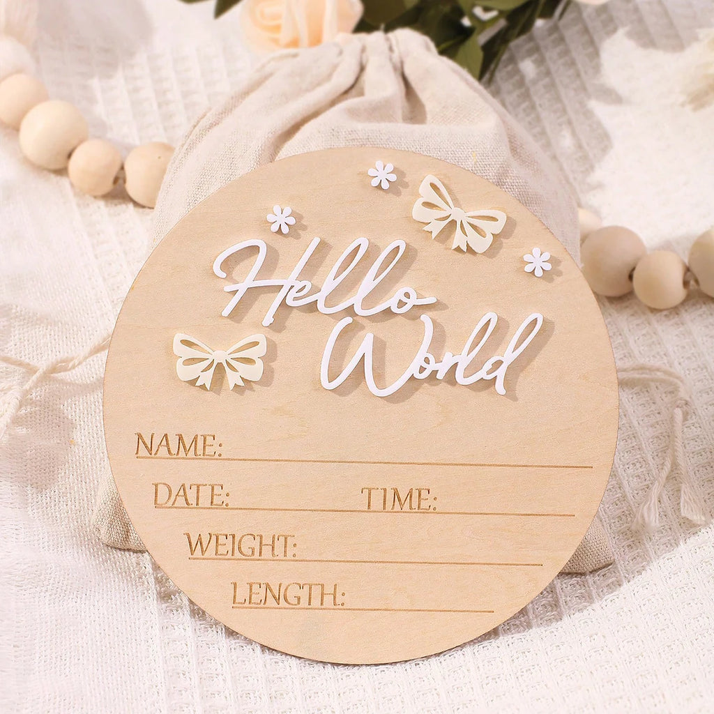 newborn name sign dusty pink butterfly star deco baby birth announcement sign for hospital  newborn props