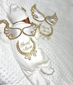Cute Newborn Angel Wings Romper – Handmade Comfort
