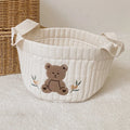 Diaper Bag Nappy Caddy Baby Items Toy Storage Bag for Newborn Crib Organizer Bedding Cotton Embroidery Mommy Bag Bebe