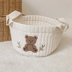 Diaper Bag Nappy Caddy Baby Items Toy Storage Bag for Newborn Crib Organizer Bedding Cotton Embroidery Mommy Bag Bebe