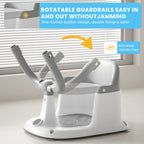 Upright Baby Bath Seat with Strong Suction