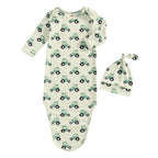 Cozy Newborn Swaddle & Matching Hat Set