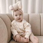 Winter Baby Headband Newborn Baby Girl Hair Accessories Children's Headwear Big Bow Double Layer Kids Hair Band
