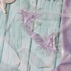 Newborn Photography Props Costume Lavender Mermaid Tail Outfit with Headband Baby 1 Month 100 Days Photo Shooting Props