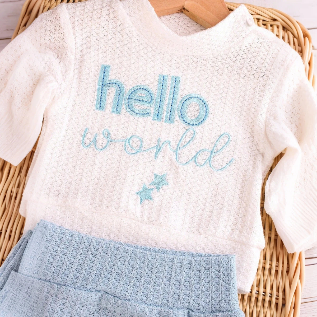 Embroidery Newborn Photography Props Infant Romper Jumpsuit with Bow Hat Baby Coming Home Outfit Baby Photo Gift