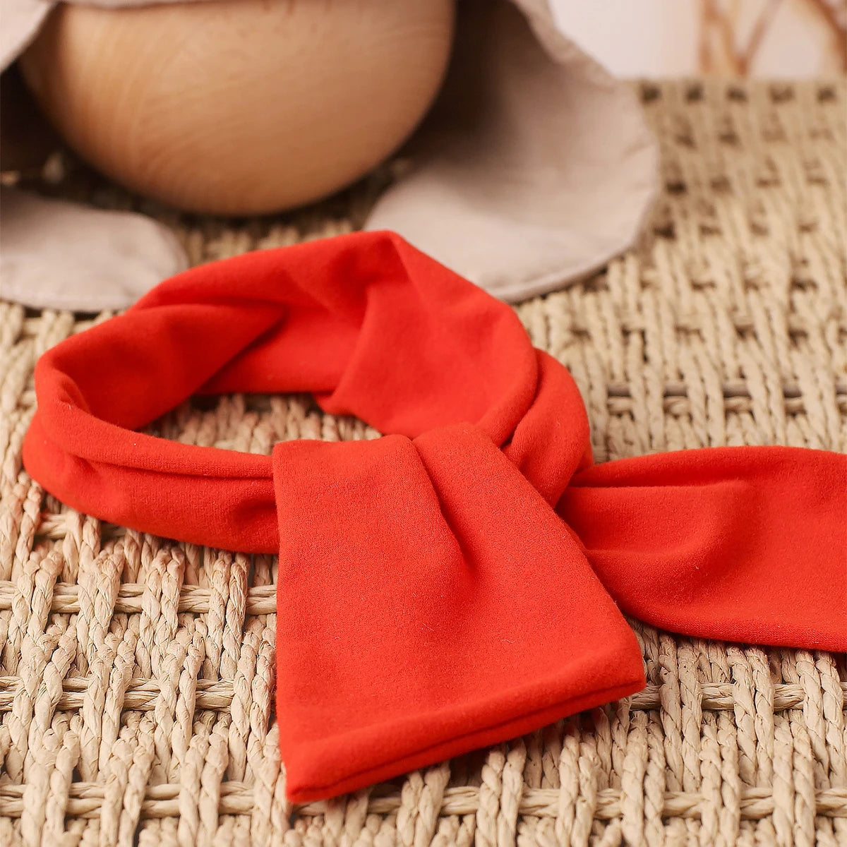 3 Pieces Set Newborn Boy Photography Outfit Infant Photo Props Shooting Overalls Aviator Glasses Cap with Red Scarf