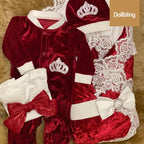 Royal Velvet Baby Outfit Set – Luxury Welcome Home