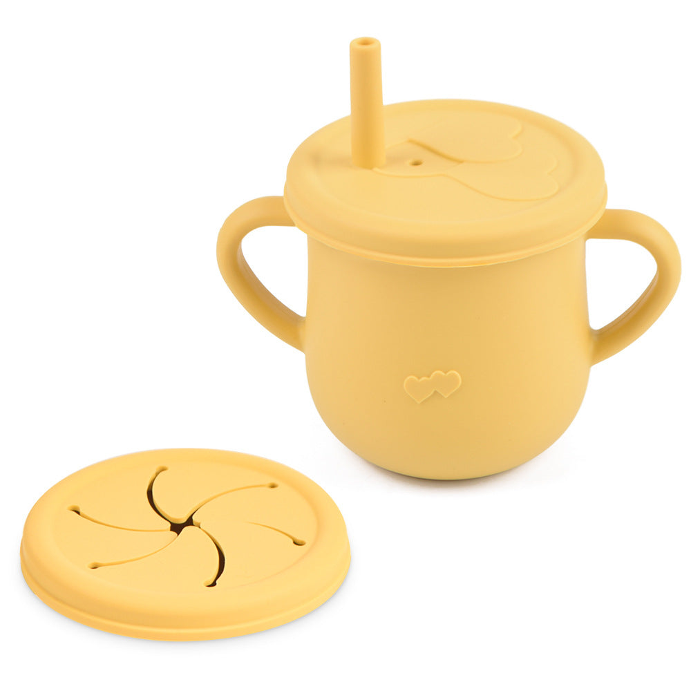 Vaso de silicona comestible para refrigerios infantiles Vaso antiderrames