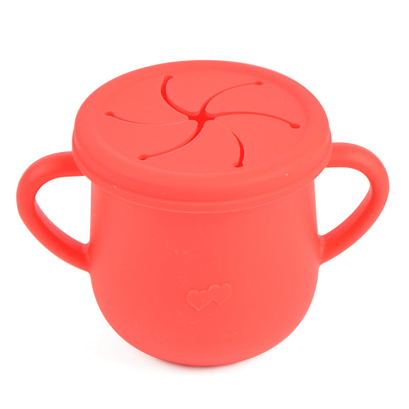 Vaso de silicona comestible para refrigerios infantiles Vaso antiderrames