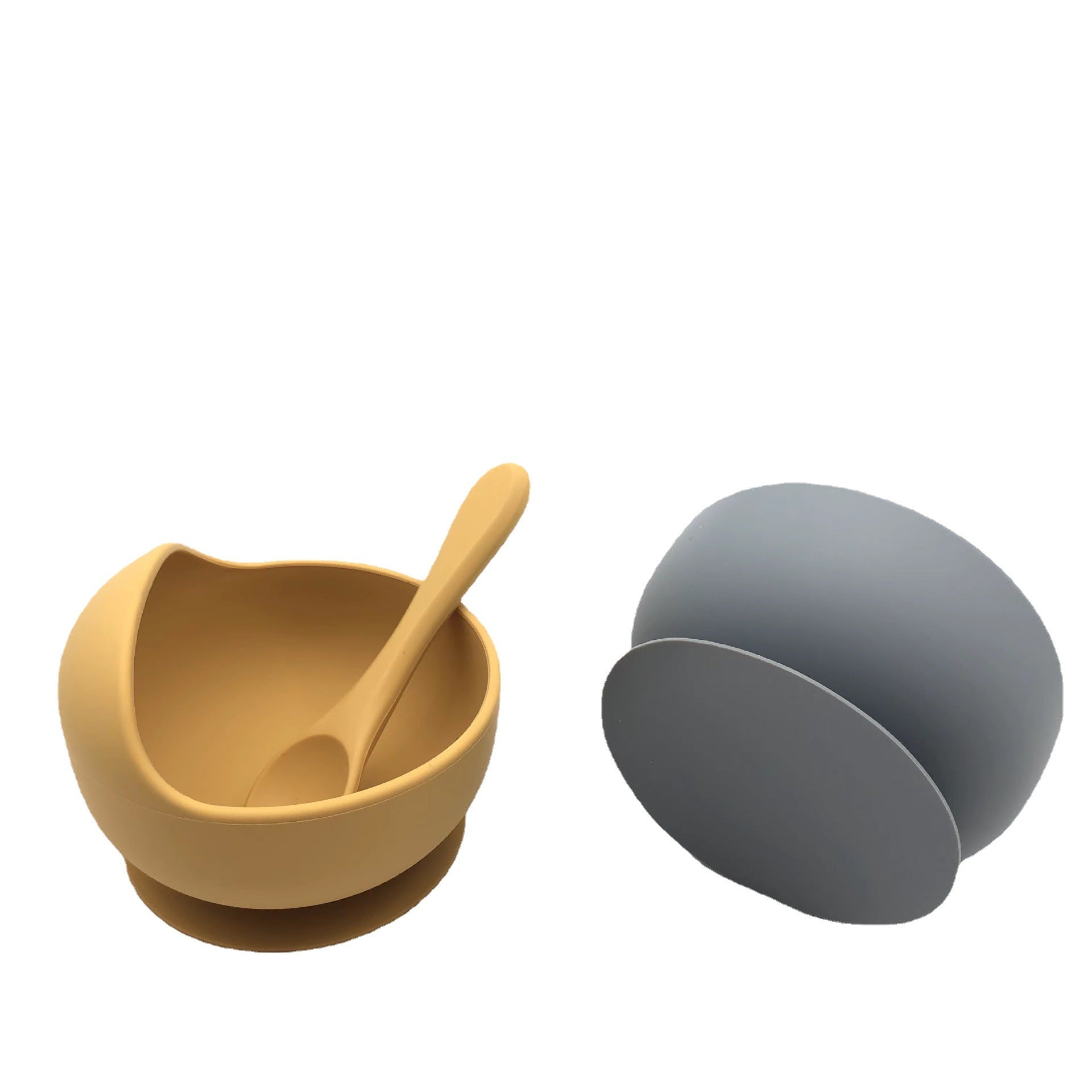 Cuenco de silicona para bebé con ventosa