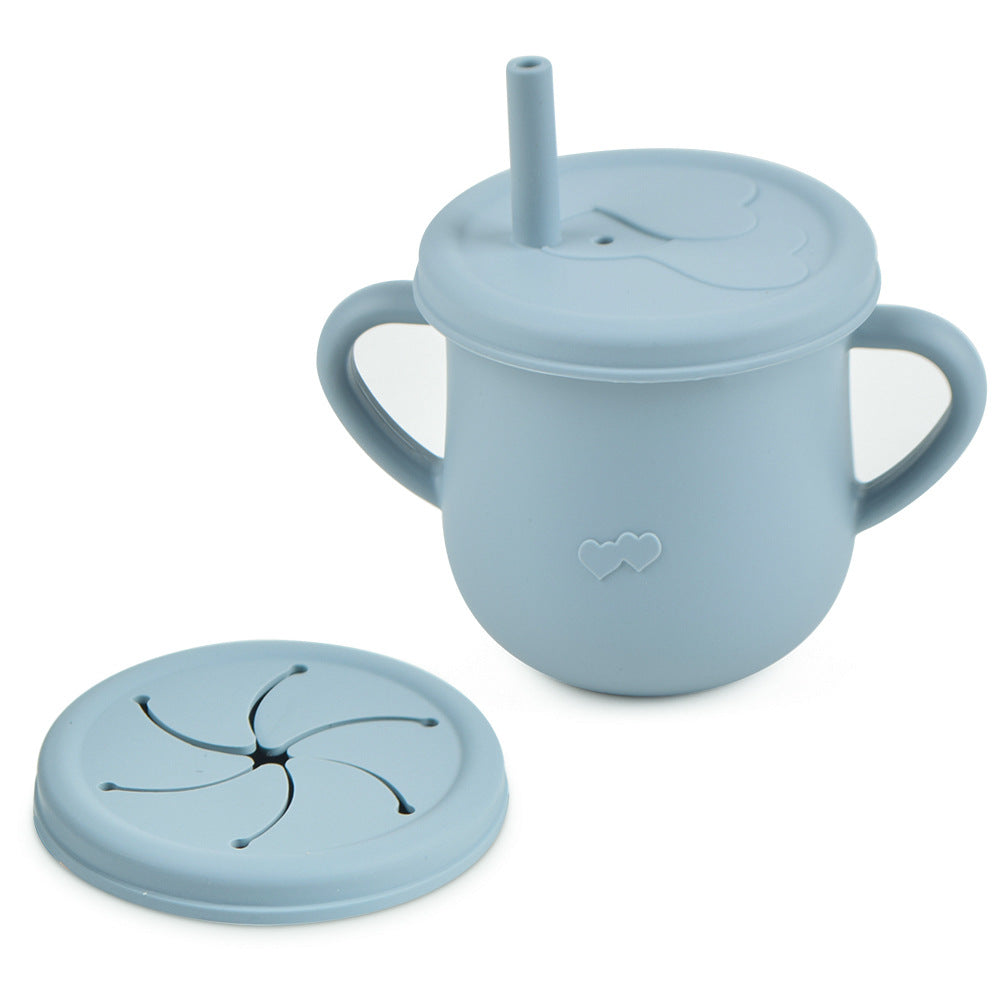Vaso de silicona comestible para refrigerios infantiles Vaso antiderrames