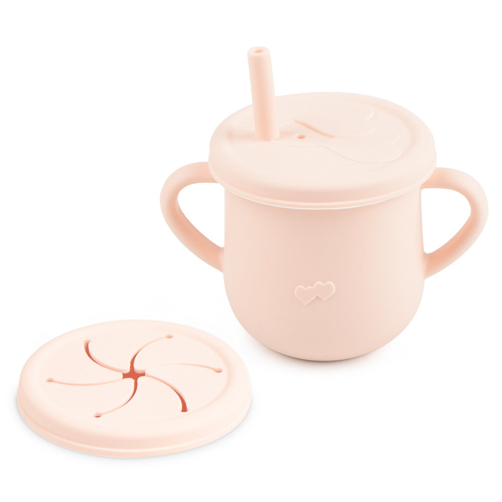 Vaso de silicona comestible para refrigerios infantiles Vaso antiderrames