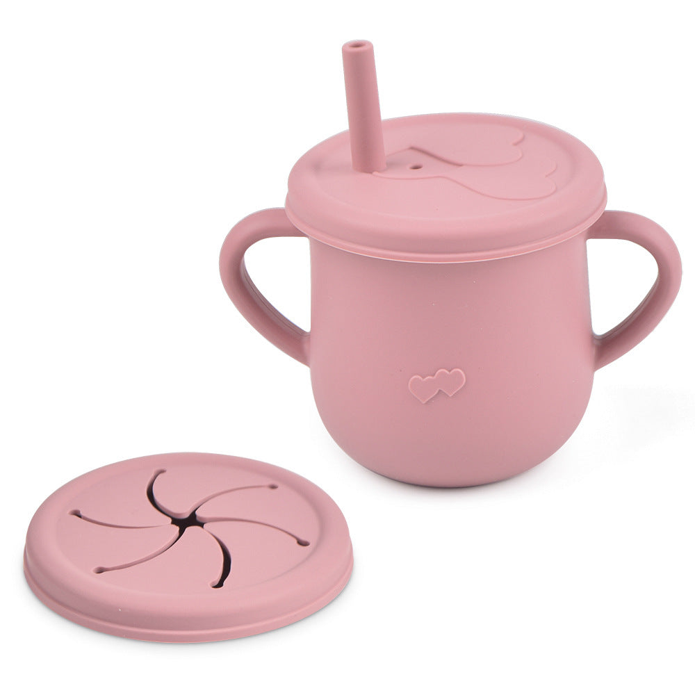 Vaso de silicona comestible para refrigerios infantiles Vaso antiderrames