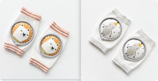 Rodilleras para bebé, accesorios de dibujos animados, coderas para muñecas, juego de aprendizaje para bebés