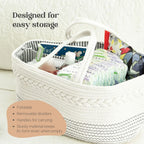 Portable Baby Basket – Diaper & Changing Table Storage
