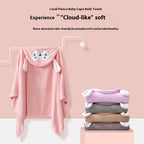 Cute Hooded Baby Bath Towel Cloak, Warm After Every Bath