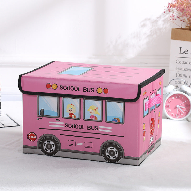 Cartoon Car Storage Box Foldable Children Toy Storage Box