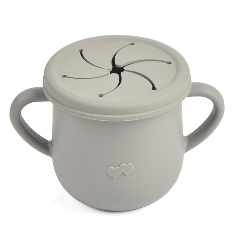 Vaso de silicona comestible para refrigerios infantiles Vaso antiderrames