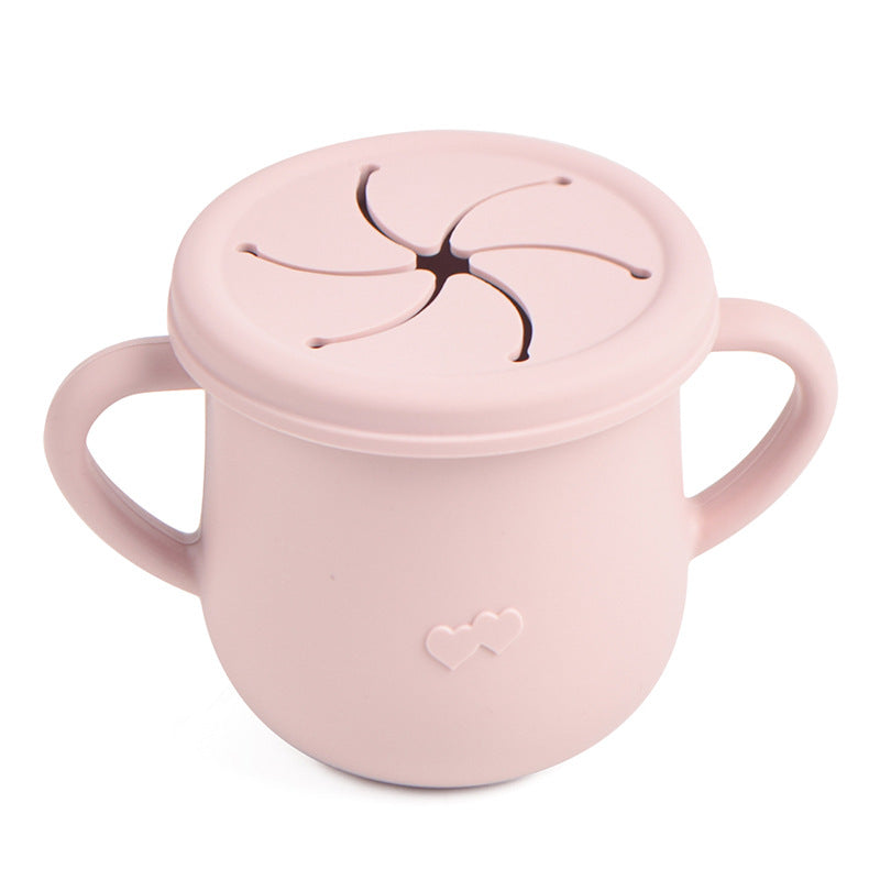 Vaso de silicona comestible para refrigerios infantiles Vaso antiderrames